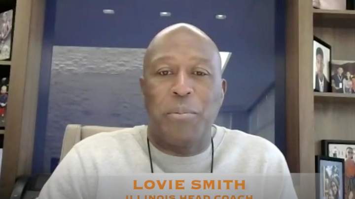 VIDEO: Illinois Head Coach Lovie Smith - Training Camp Day 13