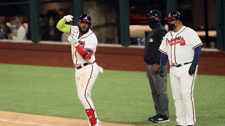 Braves beat Dodgers 10-2 in NLCS Game Four