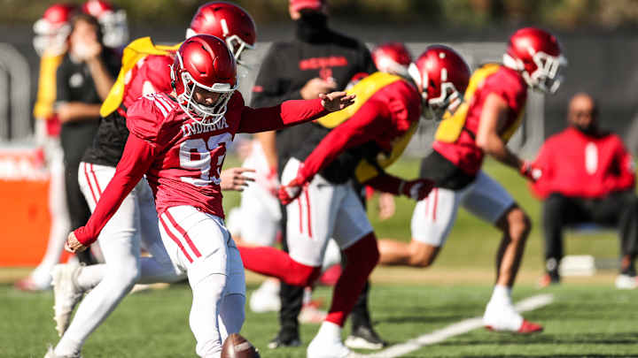 Charles Campbell Embraces Pressure as Indiana's Starting Kicker