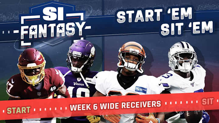 Fantasy Football Start 'Em, Sit 'Em: Week 6 Wide Receivers