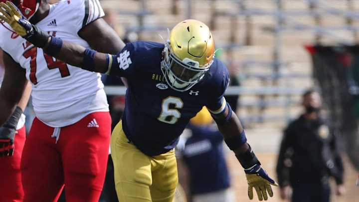 Jeremiah Owusu-Koramoah, Liam Eichenberg Are Top 50 Draft Prospects Jeremiah Owusu-Koramoah, Liam Eichenberg Are Top 50 Draft Prospects