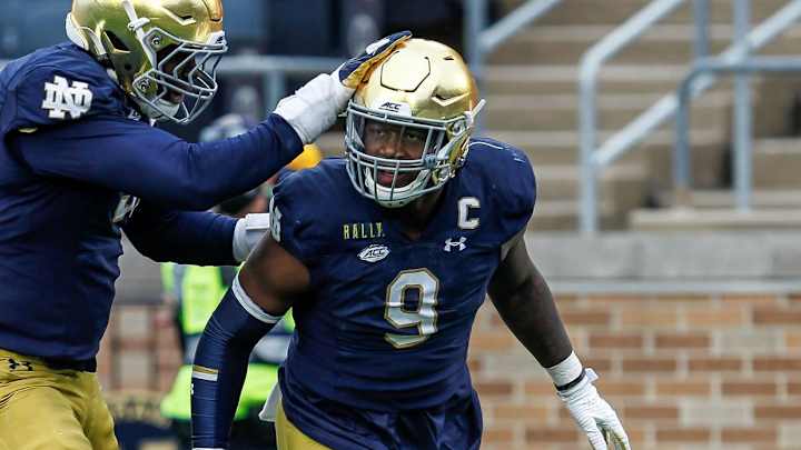 NFL Draft Talk: Jim Mora Breaks Down Notre Dame's Daelin Hayes NFL Draft Talk: Jim Mora Breaks Down Notre Dame's Daelin Hayes