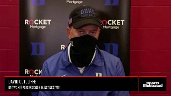David Cutcliffe Explains Two Key Possessions in Duke's Loss to NC State David Cutcliffe Explains Two Key Possessions in Duke's Loss to NC State
