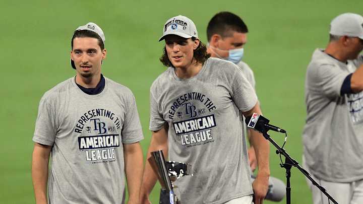 Rays' Tyler Glasnow and Blake Snell to Start World Series Games 1 and 2