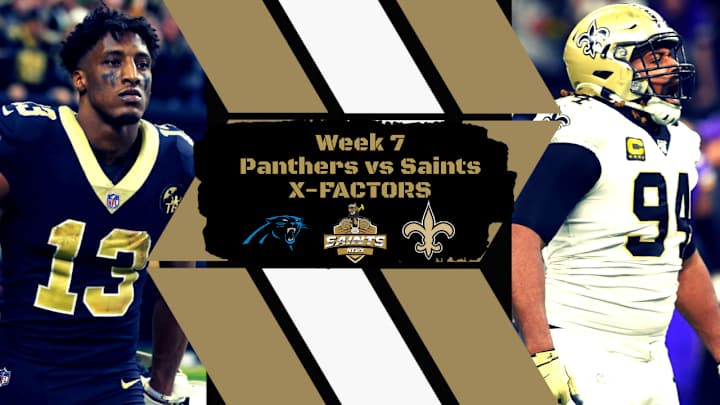 Saints X-Factors in Week 7