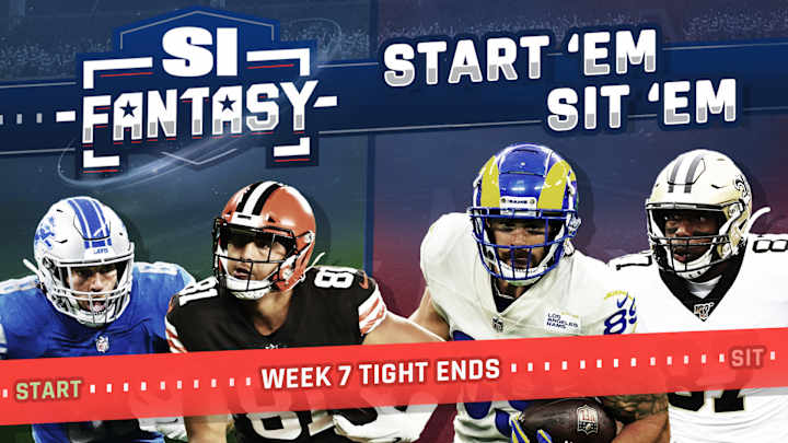 Fantasy Football Start 'Em, Sit 'Em: Week 7 Tight Ends - Fades, Matchups, Sleepers & DFS Bargains