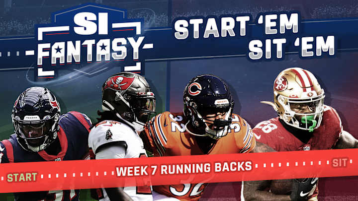 Fantasy Football Start 'Em, Sit 'Em: Week 7 Running Backs - Fades, Matchups, Sleepers & DFS Bargains
