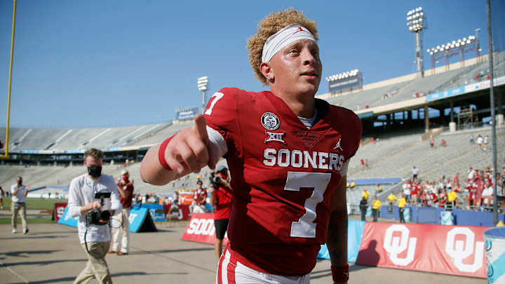 PFF names Oklahoma's Spencer Rattler top returning QB in college football