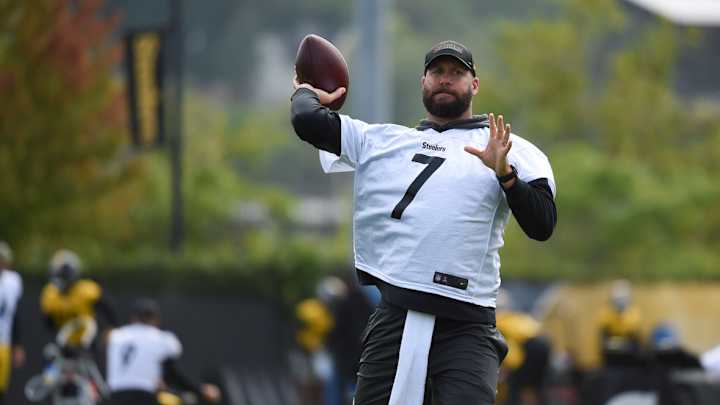 Steelers' Ben Roethlisberger Misses First Half of Practice Thursday
