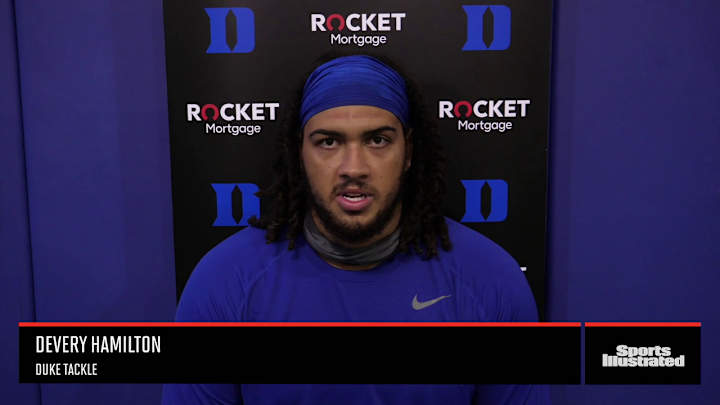 Devery Hamilton on Improving Duke's Run Game