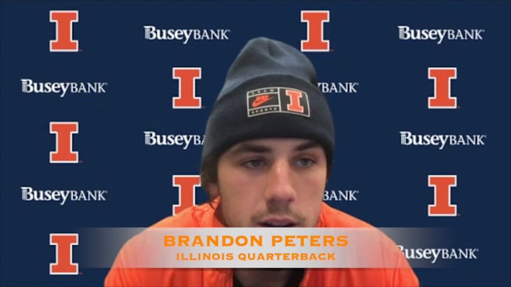 POSTGAME VIDEO: No. 14 Wisconsin 45, Illinois 7 - Illini QB Brandon Peters POSTGAME VIDEO: No. 14 Wisconsin 45, Illinois 7 - Illini QB Brandon Peters