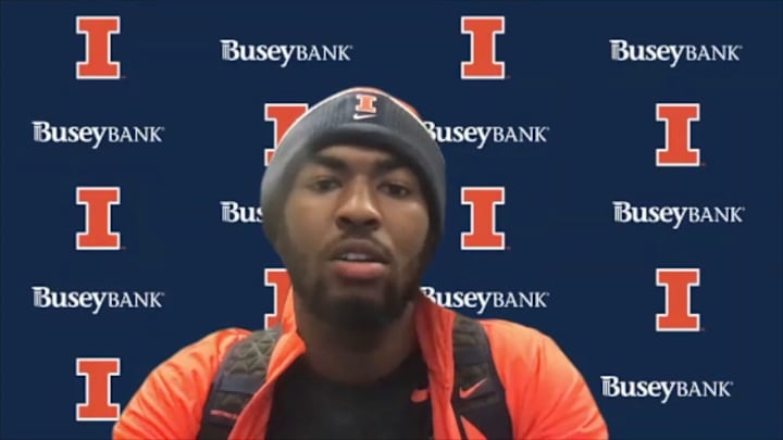 POSTGAME VIDEO: No. 14 Wisconsin 45, Illinois 7 - Illini LB Tarique Barnes