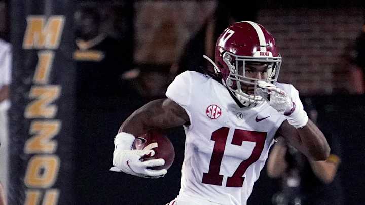 Alabama Star Receiver Jaylen Waddle Out for Season, Per Nick Saban