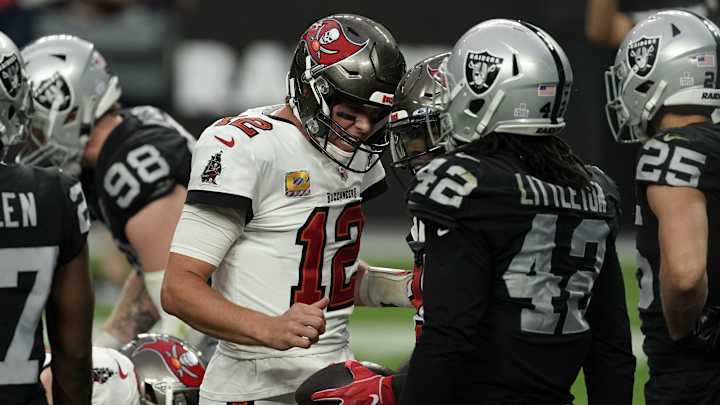 Short-Handed Las Vegas Raiders Fall 45-20 to Tampa Bay