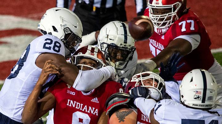 Indiana Not Happy With Offensive Line Performance in Season-Opener