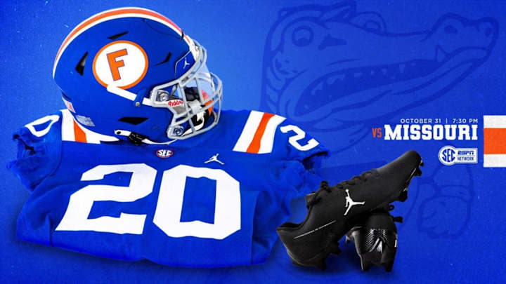 Florida Gators To Don Blue Throwback Helmets Against Missouri Florida Gators To Don Blue Throwback Helmets Against Missouri