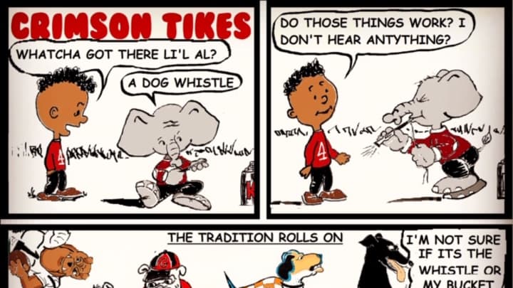 The Sunday Cartoon, Crimson Tikes: Dog Whistle The Sunday Cartoon, Crimson Tikes: Dog Whistle