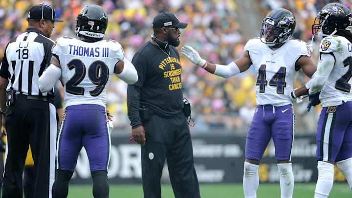 Who's In, Who's Out for Ravens Against Undefeated Steelers