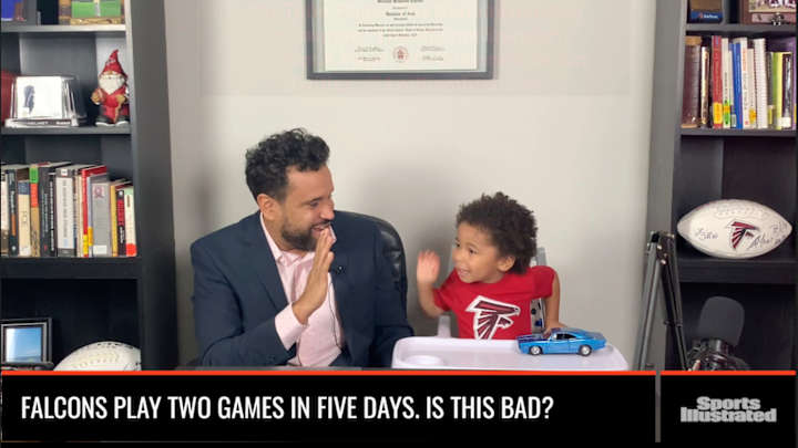 Dad and Demi: Atlanta Falcons Play Two Games In Five Days Dad and Demi: Atlanta Falcons Play Two Games In Five Days