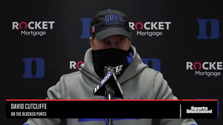 David Cutcliffe on Duke's Punt Blocks, Run Game