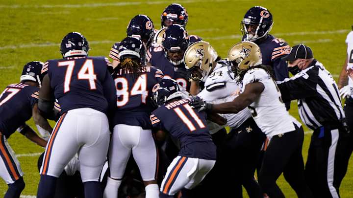 Bears, Saints Brawl After Javon Wims Punches C.J. Gardner-Johnson