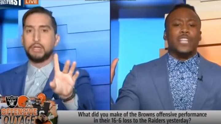 Hot Take Show Goes Off the Rails When Host Gets Annoyed Talking About Baker Mayfield: TRAINA THOUGHTS Hot Take Show Goes Off the Rails When Host Gets Annoyed Talking About Baker Mayfield: TRAINA THOUGHTS