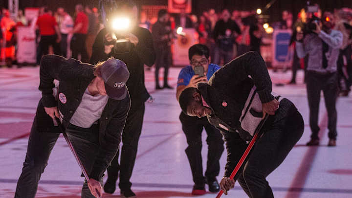 NHL’s Devils Go Curling For Charity