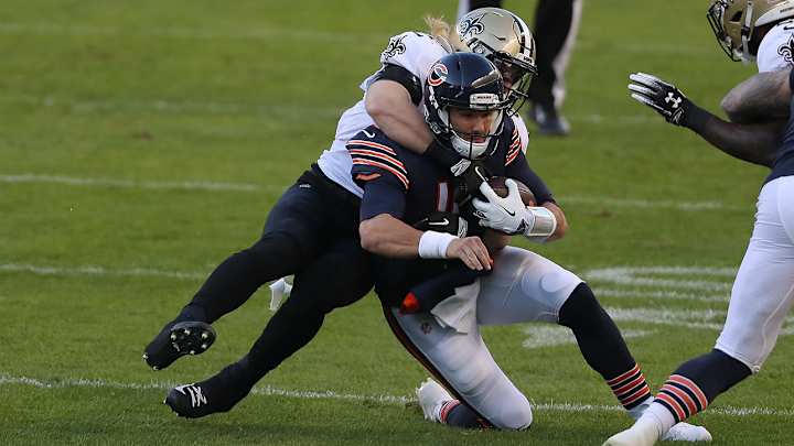 Report: Bears QB Mitchell Trubisky Undergoing Evaluations for Shoulder Injury