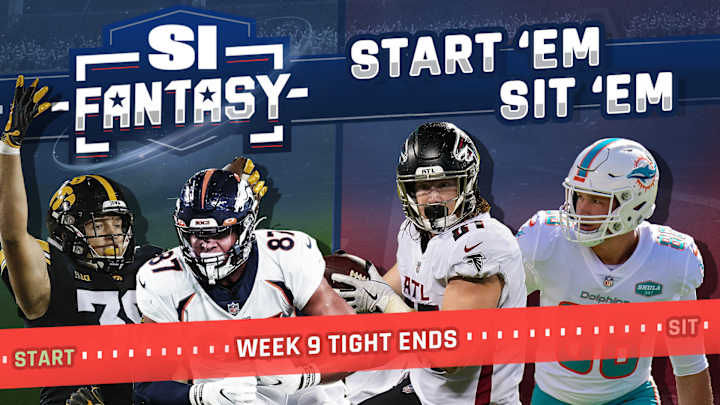Fantasy Football Start 'Em, Sit 'Em Week 9: Tight Ends - Sleepers, Fades, Matchups, DFS Bargains