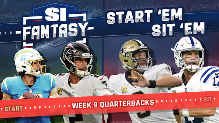 Fantasy Football Start 'Em, Sit 'Em Week 9: Quarterbacks - Sleepers, Fades, Matchups, DFS Bargains