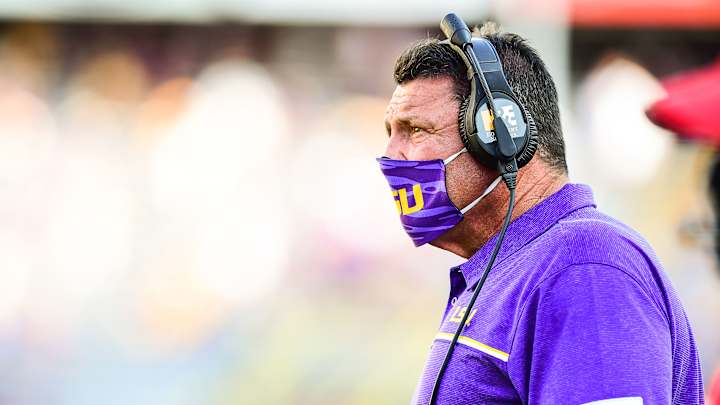 LSU's Ed Orgeron Impressed with Alabama Offense