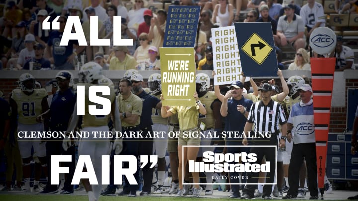 Follow the Signs: How Clemson Football Mastered the (Totally Legal) Art of Signal Stealing Follow the Signs: How Clemson Football Mastered the (Totally Legal) Art of Signal Stealing