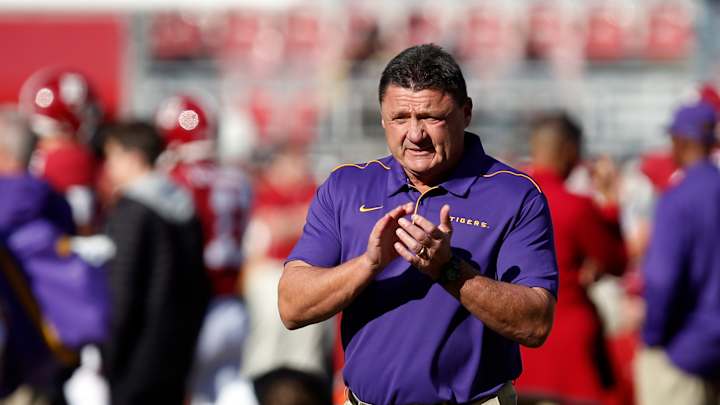 Ed Orgeron Offers Early Thoughts on LSU Football Matchup with Alabama Ed Orgeron Offers Early Thoughts on LSU Football Matchup with Alabama