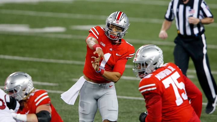 Jim Mora Jr. Discusses Justin Fields, Pete Werner Ahead of 2021 NFL Draft