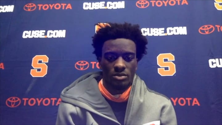 Garrett Williams Discusses Loss to Boston College