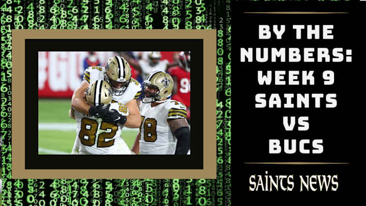 Week 9 By The Numbers: Saints vs. Buccaneers