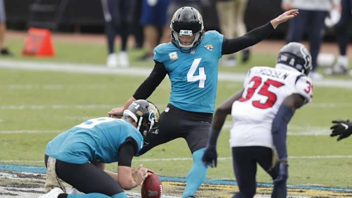 Jaguars K Josh Lambo Injured at End of Loss to Texans