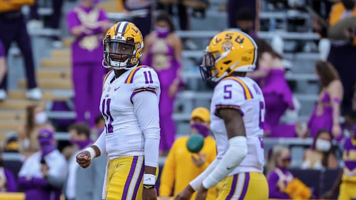 The Latest on LSU Receiver Koy Moore's Police Harassment Investigation