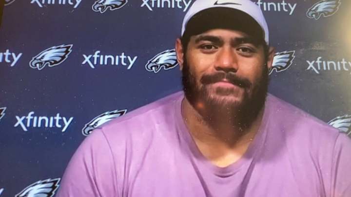 Jordan Mailata Taking Light-Hearted Approach on Returning to Reserve Role Jordan Mailata Taking Light-Hearted Approach on Returning to Reserve Role