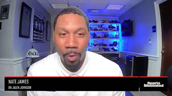 Nate James on Duke Freshman Jalen Johnson Nate James on Duke Freshman Jalen Johnson
