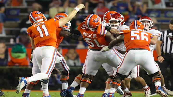 No. 6 Florida Gators Steamroll Razorbacks En Route To 63-35 Victory