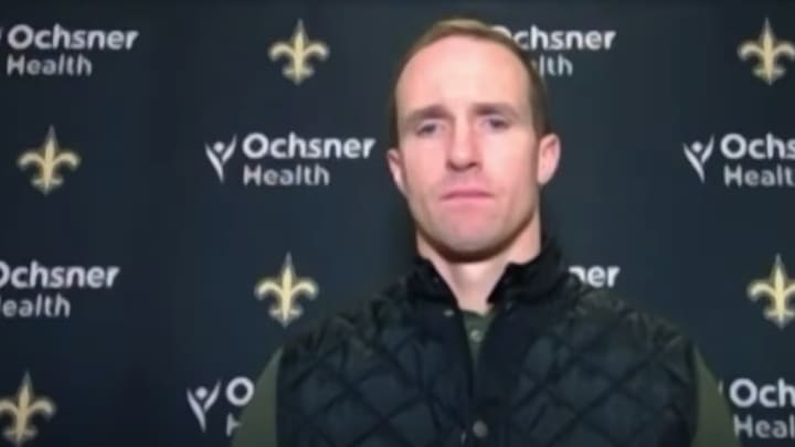 Drew Brees' Eyes and Body Language told Another Story Drew Brees' Eyes and Body Language told Another Story