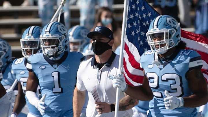 North Carolina Depth Chart vs. Notre Dame