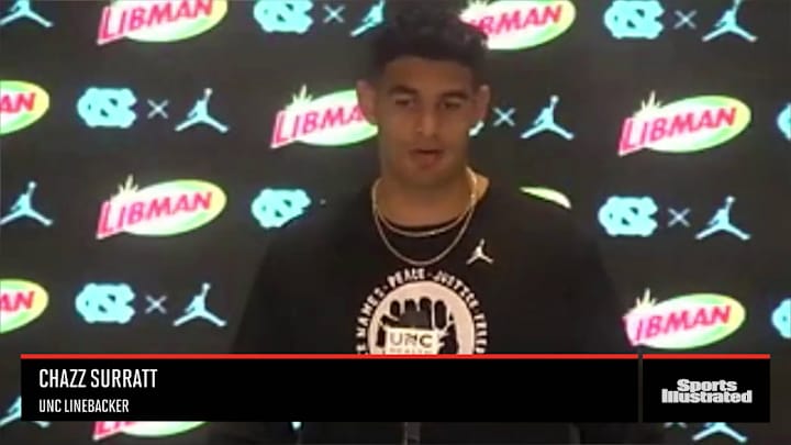 Chazz Surratt on UNC's Defensive Rally Against Wake Forest
