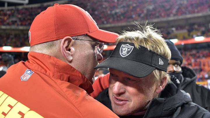 Andy Reid and Jon Gruden Feud Over Raiders’ Week 5 ‘Victory Lap’