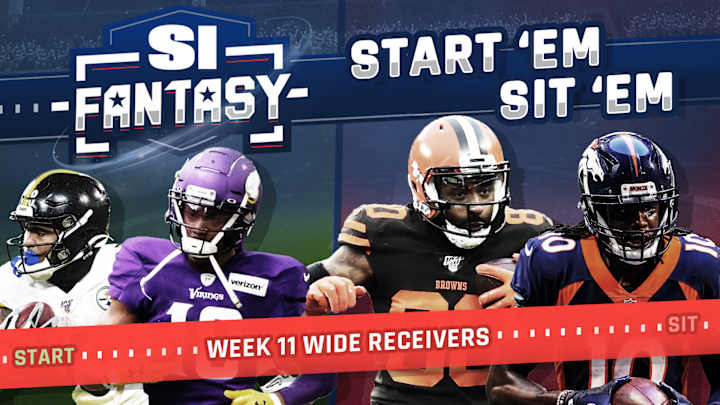Fantasy Football Start 'Em, Sit 'Em Week 11: Wide Receivers - Sleepers, Fades, Matchups, DFS Bargains Fantasy Football Start 'Em, Sit 'Em Week 11: Wide Receivers - Sleepers, Fades, Matchups, DFS Bargains