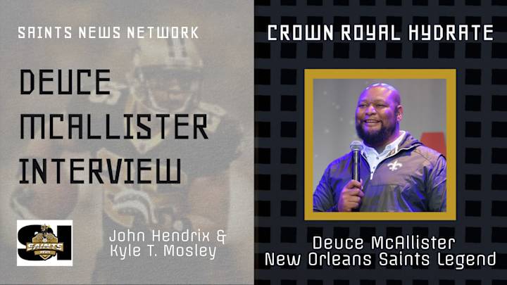 Deuce McAllister Talks Saints and Crown Royal Hydrate Deuce McAllister Talks Saints and Crown Royal Hydrate