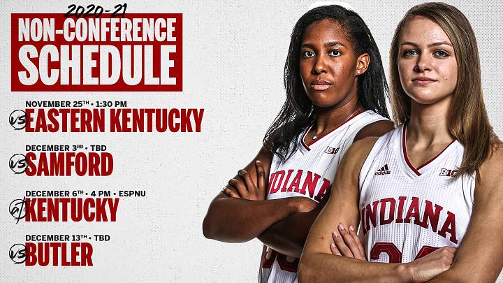 Indiana Women's Basketball Announces Nonconference Schedule
