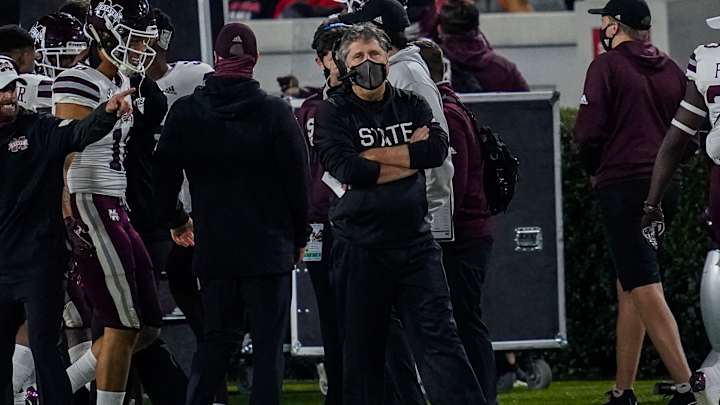 WATCH: Mississippi State head coach Mike Leach meets with reporters after his Bulldogs give Georgia a big scare