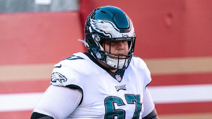 Nate Herbig Heads to Bench as Eagles Shuffle OL Once Again